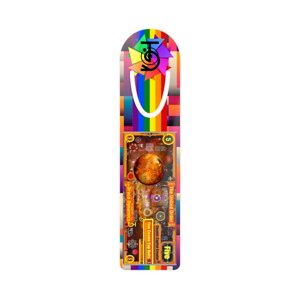 Orange Rainbow (Io) Draco Unit, Bookmark
