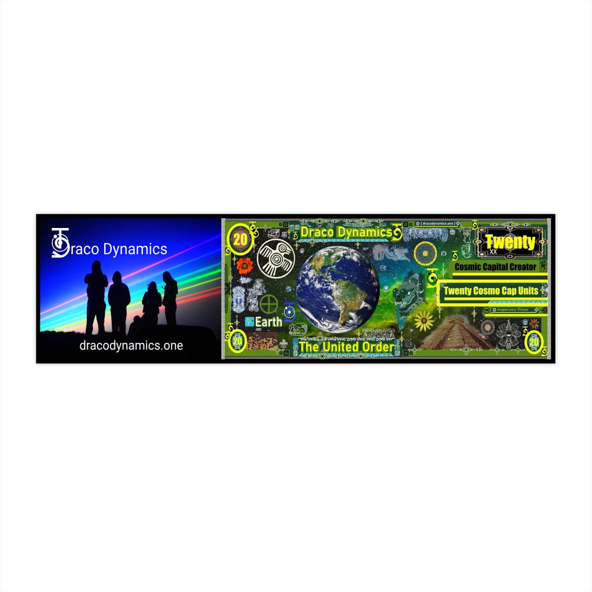 (Earth) Green Draco Units Bumper Sticker