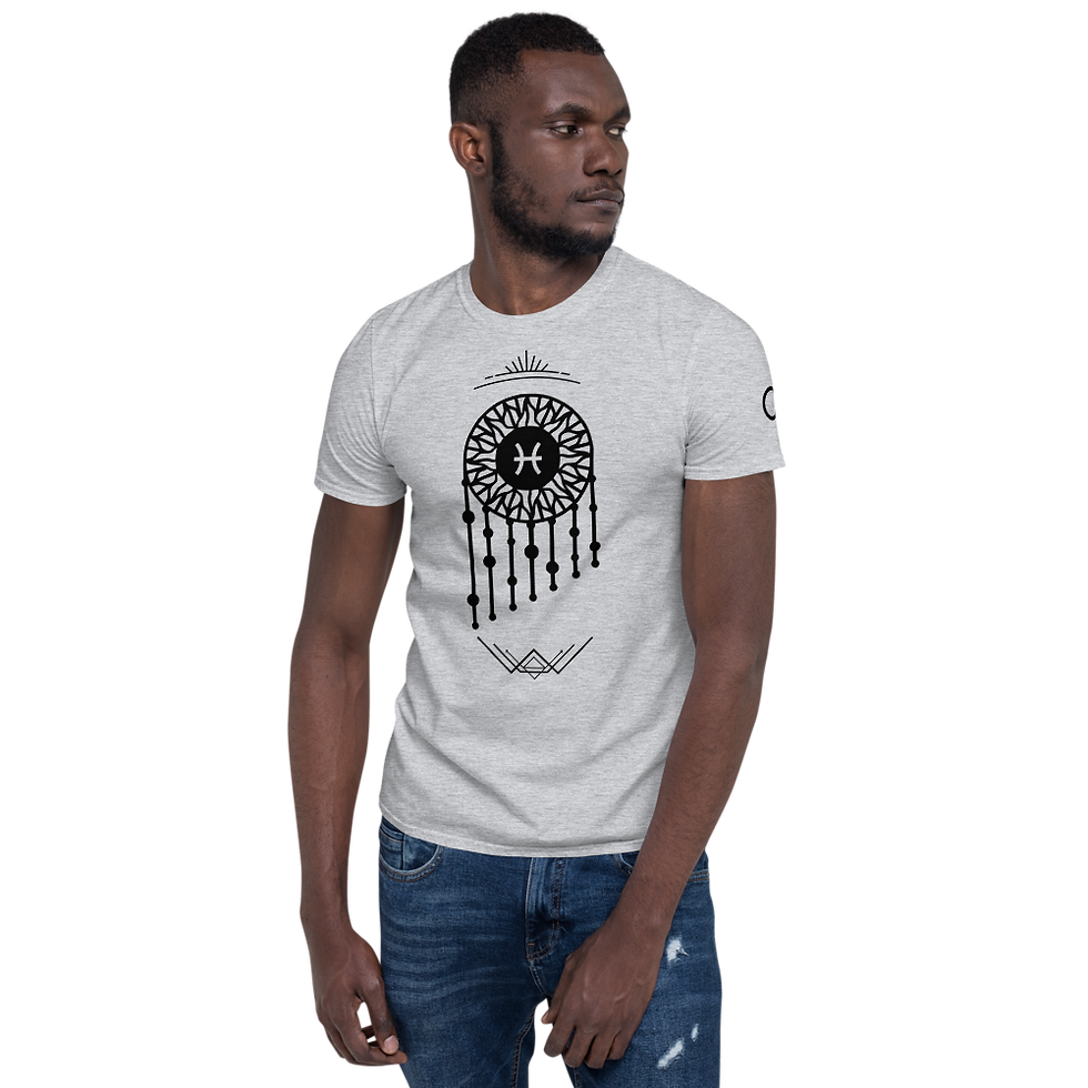 Draco Duality Pisces Dreamcatcher, Short-Sleeve Unisex T-Shirt