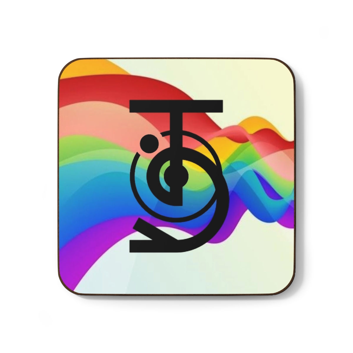 Draco Dynamics Emblem, Hardboard Back Coaster