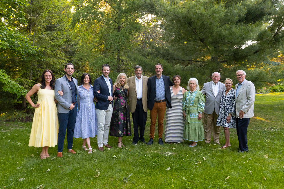 large group family and friends photo