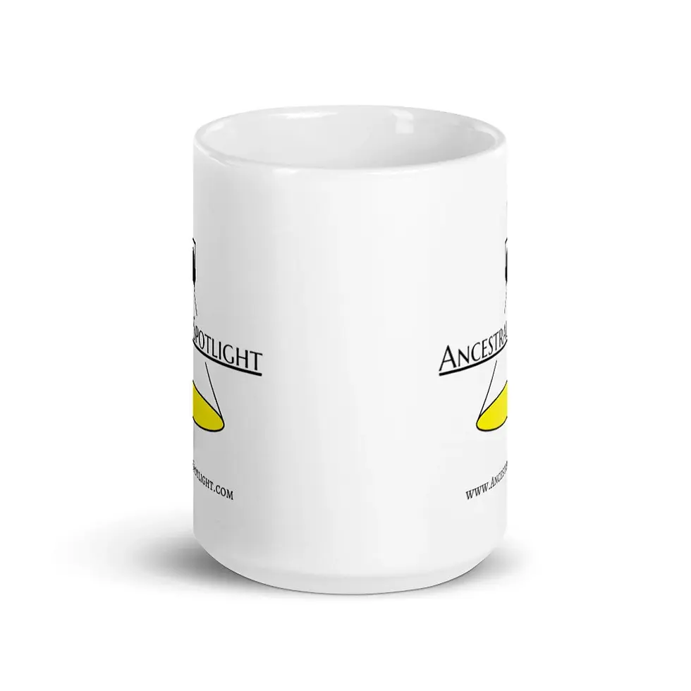 Thumbnail: Ancestral Spotlight 15oz White glossy mug