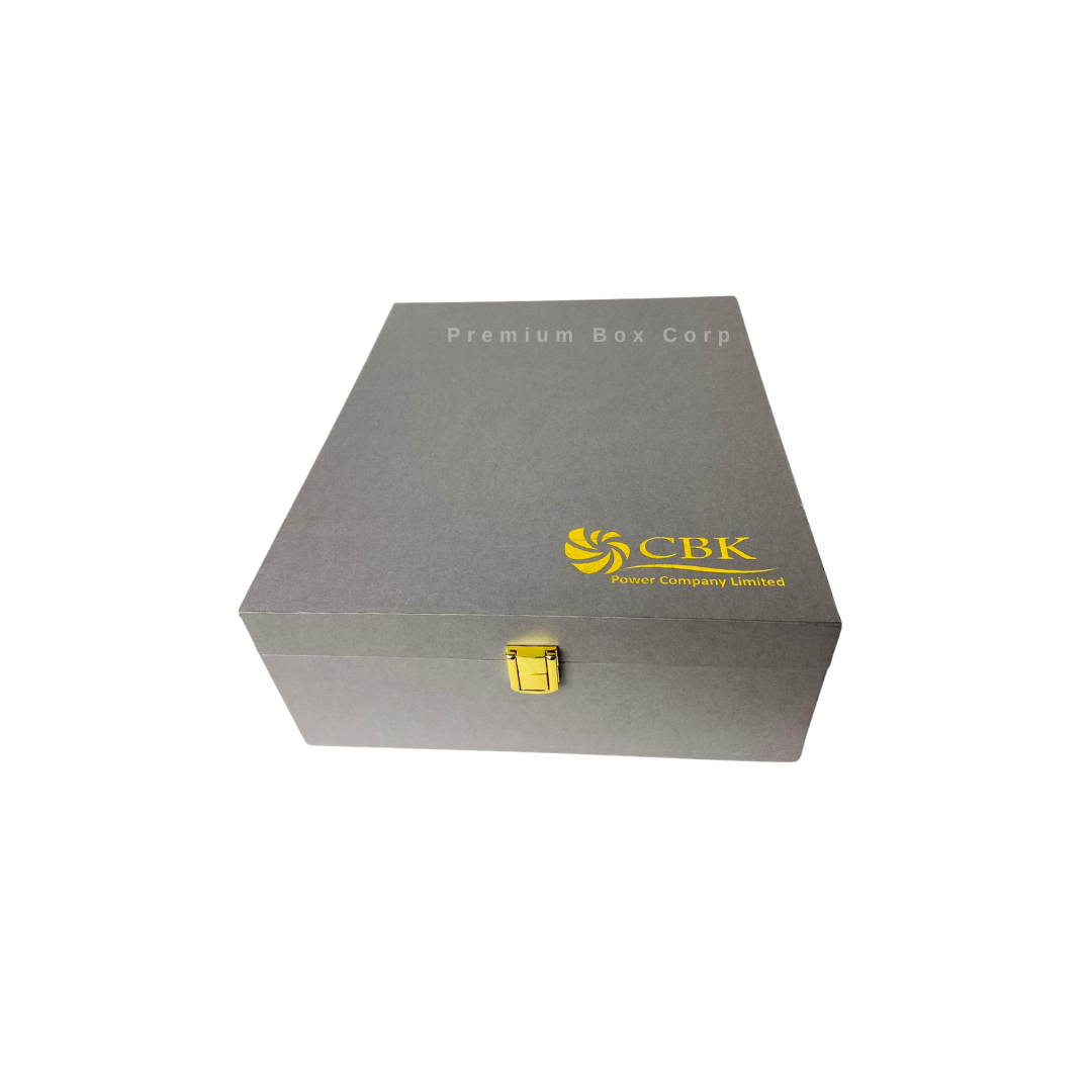 Box with foil stamp