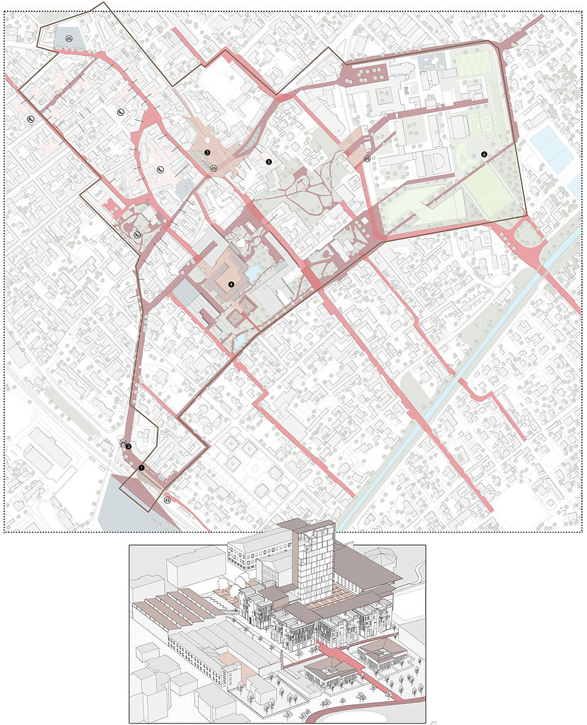 Masterplan del progetto di riqualificazione del ntro di Pariabiago