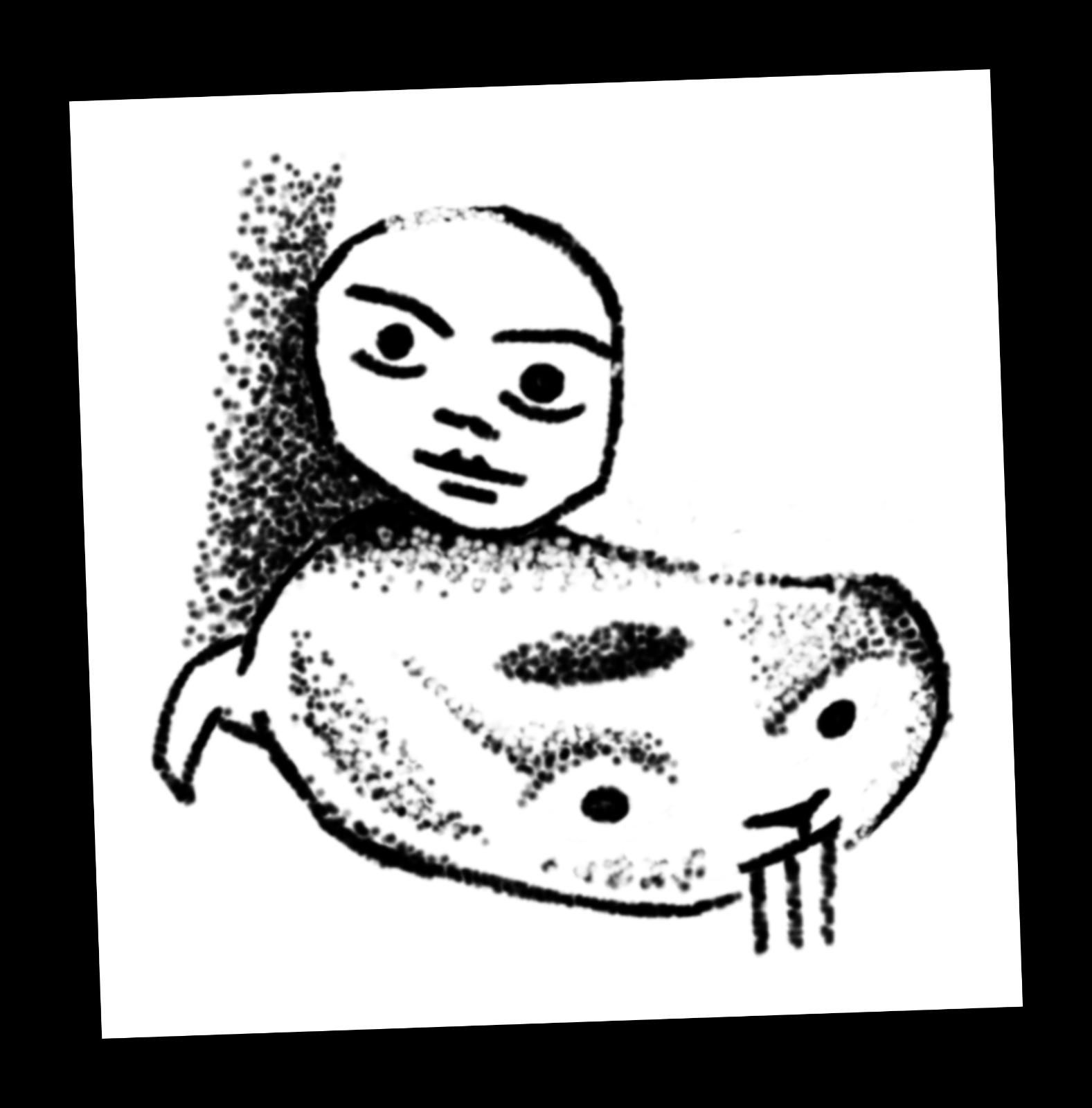Cat Monster Face 001 – Tattoo Design – Bob Petra