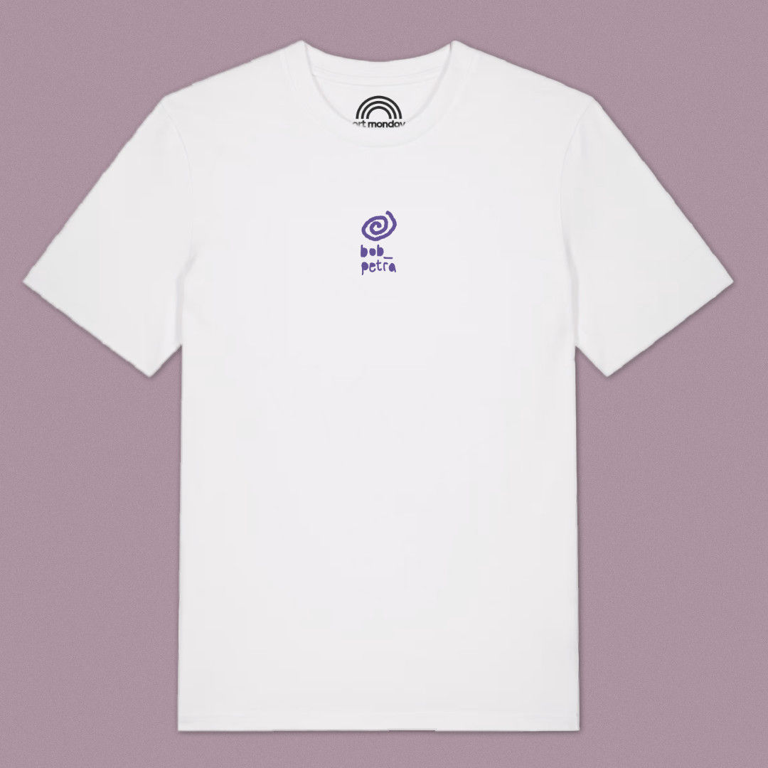 CAT POW // WHT TEE // BOB PETRA