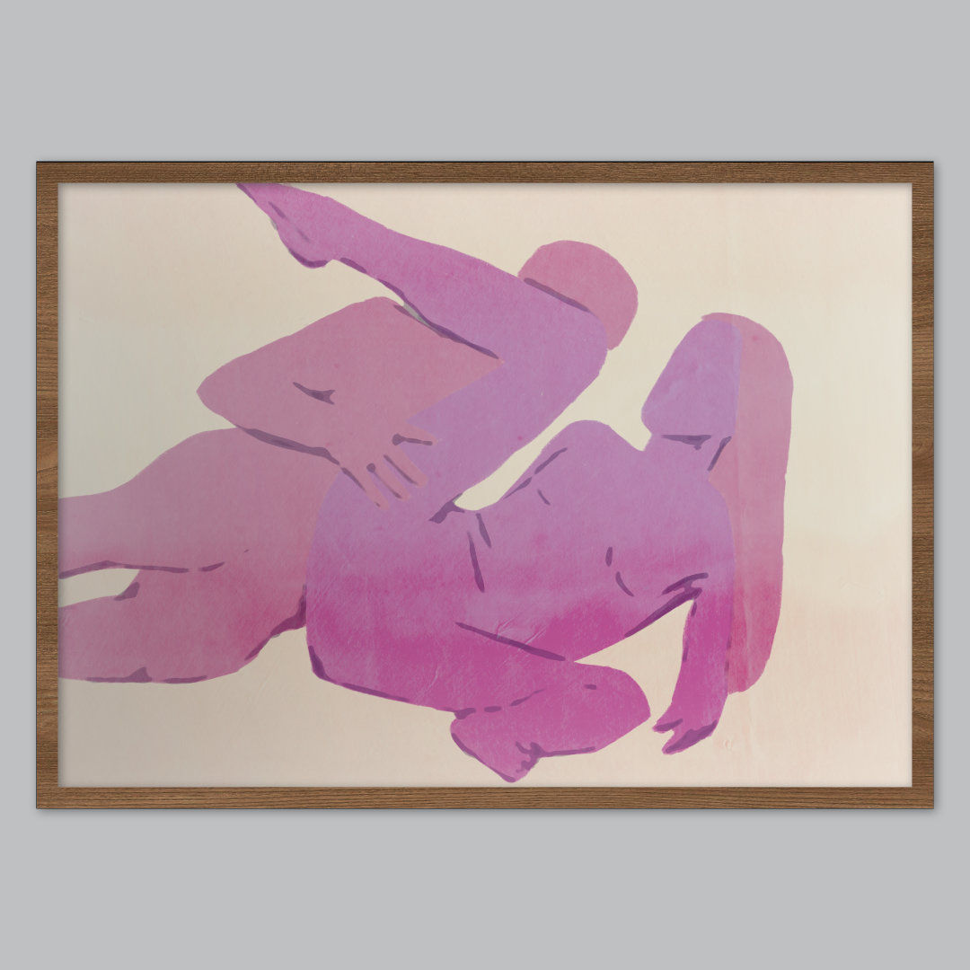 DE TO DER SMELTEDE SAMMEN. ART PRINT. BOB PETRA