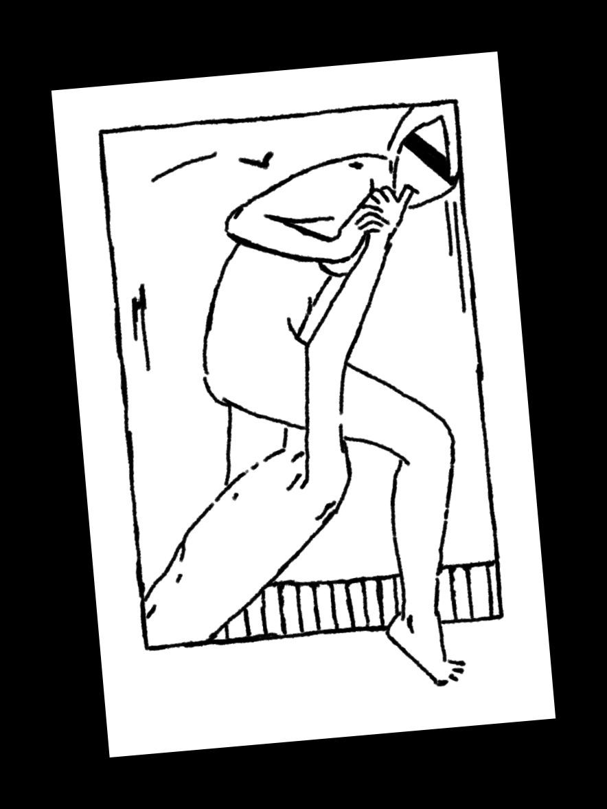 Woman Bed 002 – Tattoo Design – Bob Petra