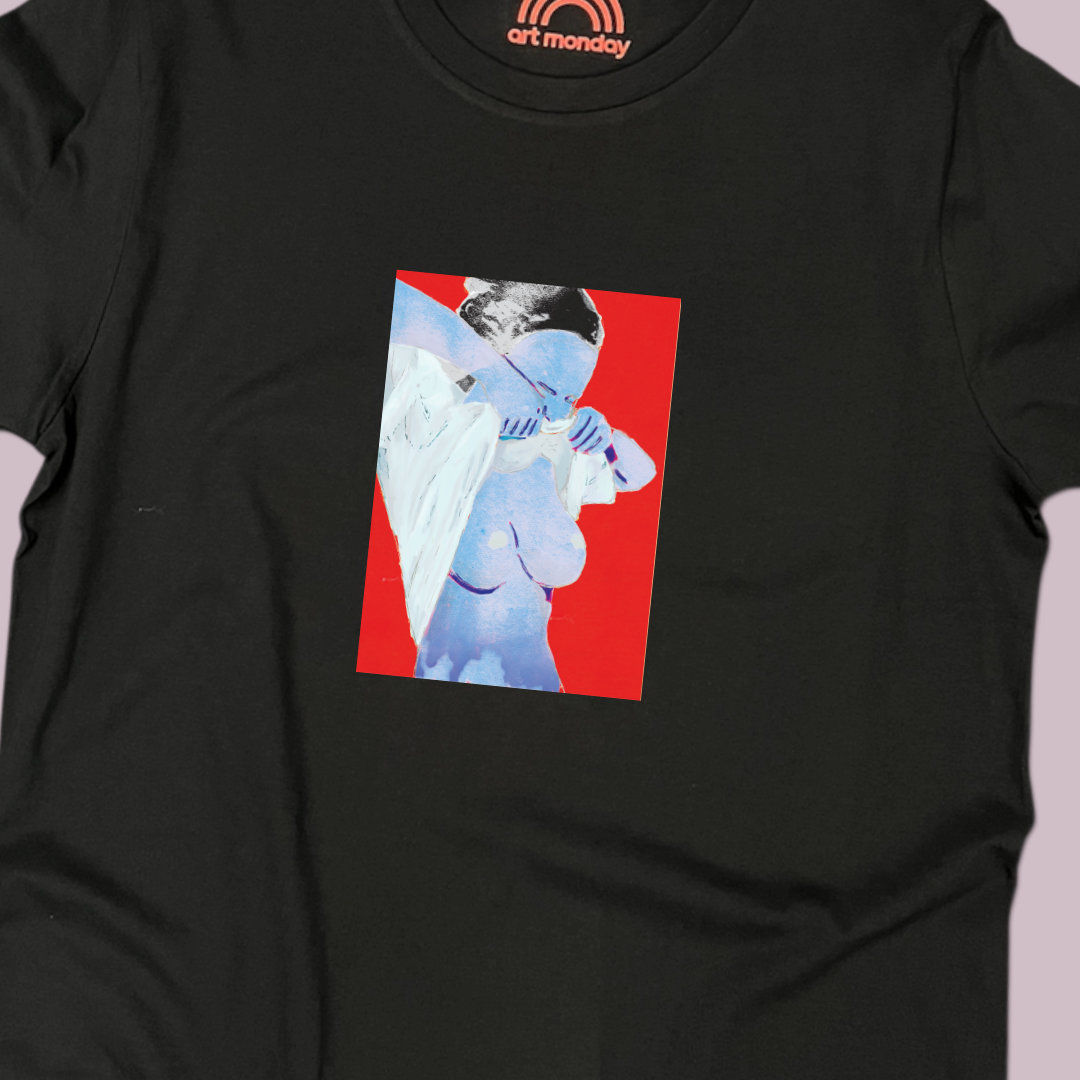 SNEEZE - BLACK T-SHIRT. BOB PETRA