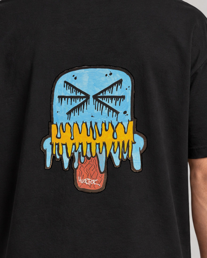 HVORF.OR // BLUE ICE // BLK TEE