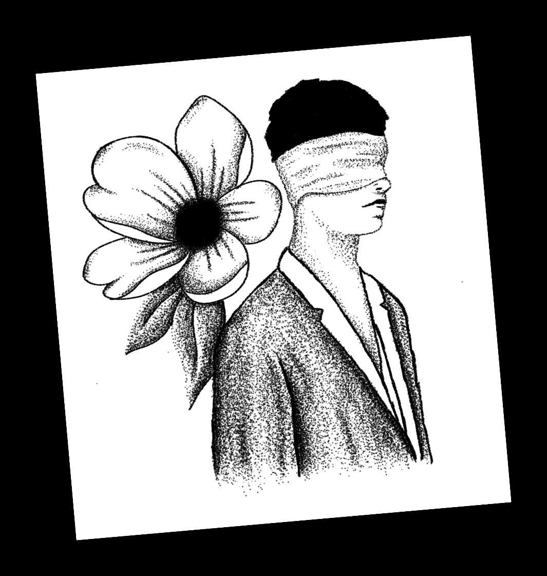Man Blind Flower Vvghii 001 – Tattoo Design – Bob Petra