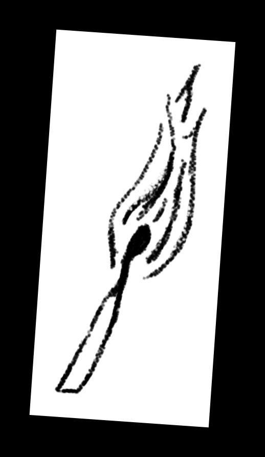 Matchstick 001 – Tattoo Design – Bob Petra