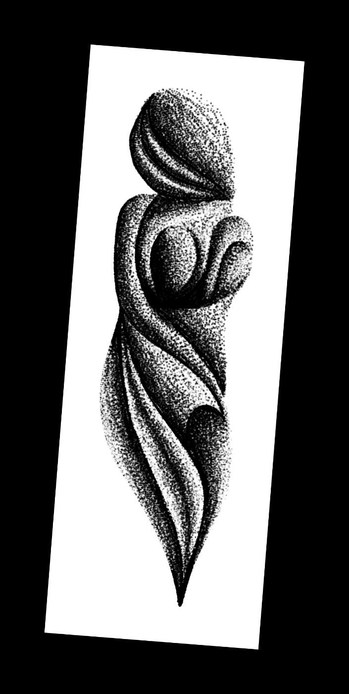 Stone Figure 003 – Tattoo Design – Bob Petra