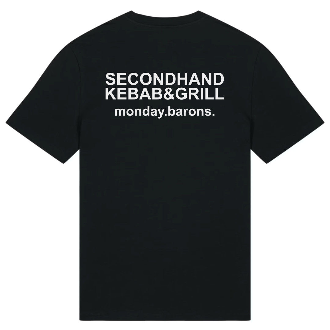 Secondhand Kebab and Grill, blk tee