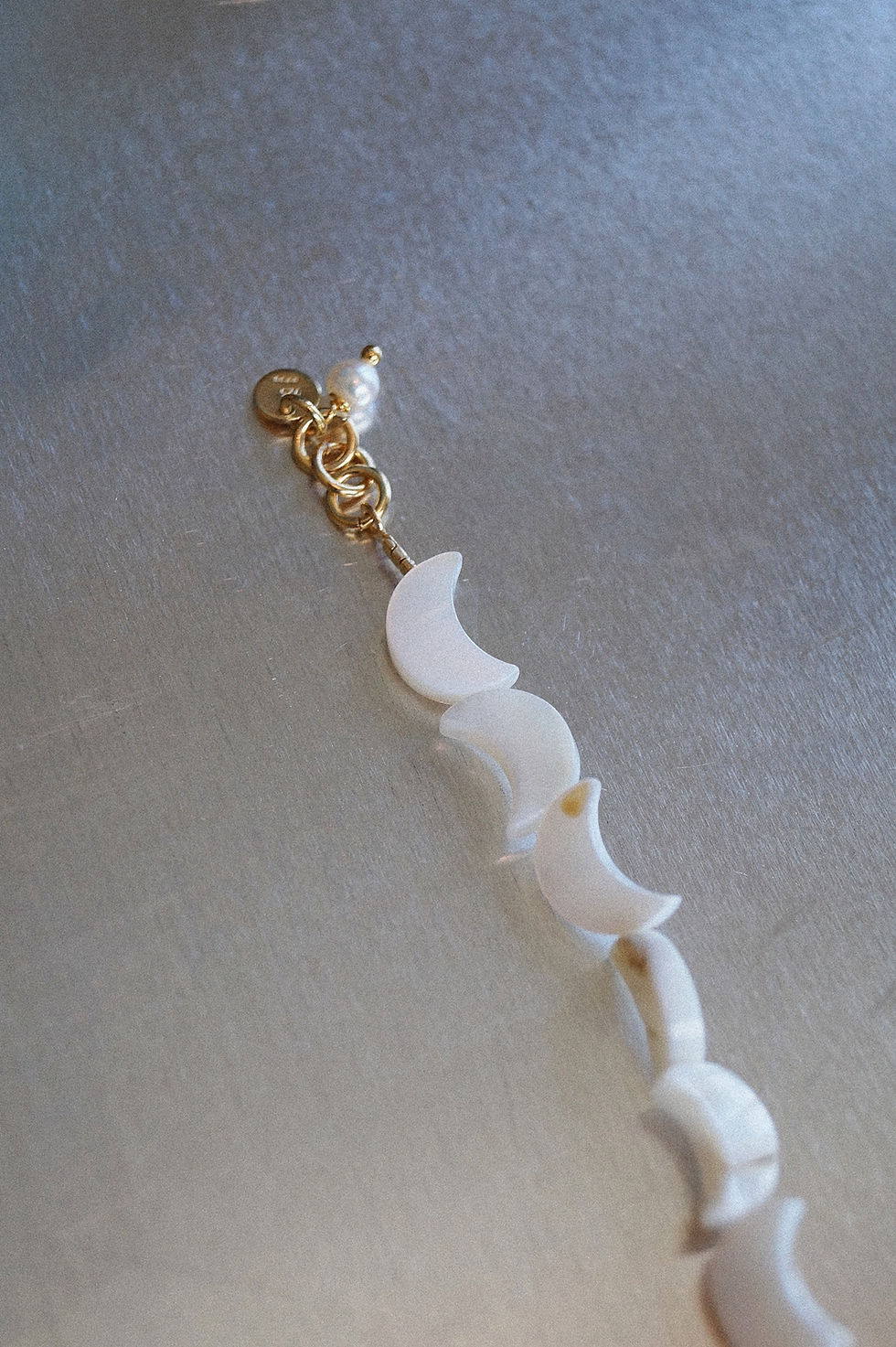 Miniatura: Collar Luna Albor Oro