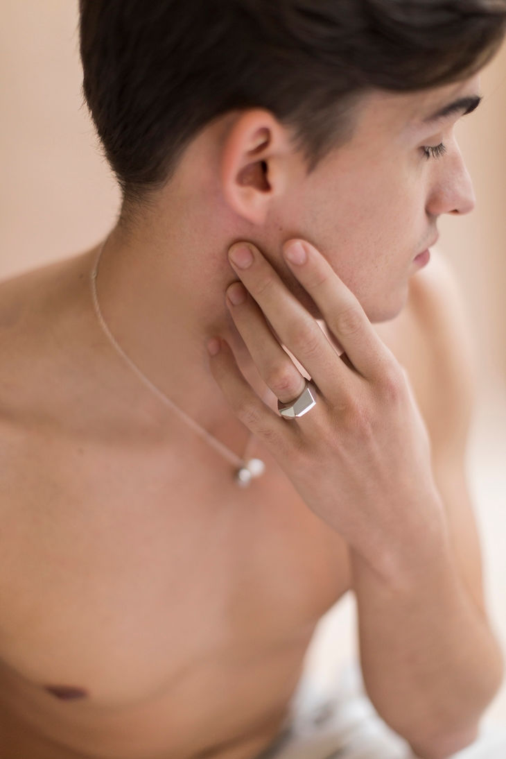 Miniatura: Anillo Hoba Plata