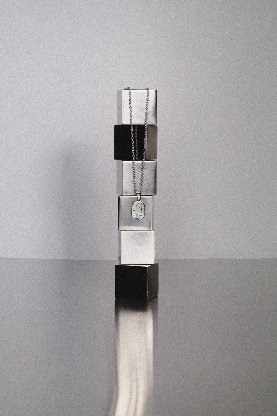 Miniatura: Medallón Firmamento Perseidas Plata