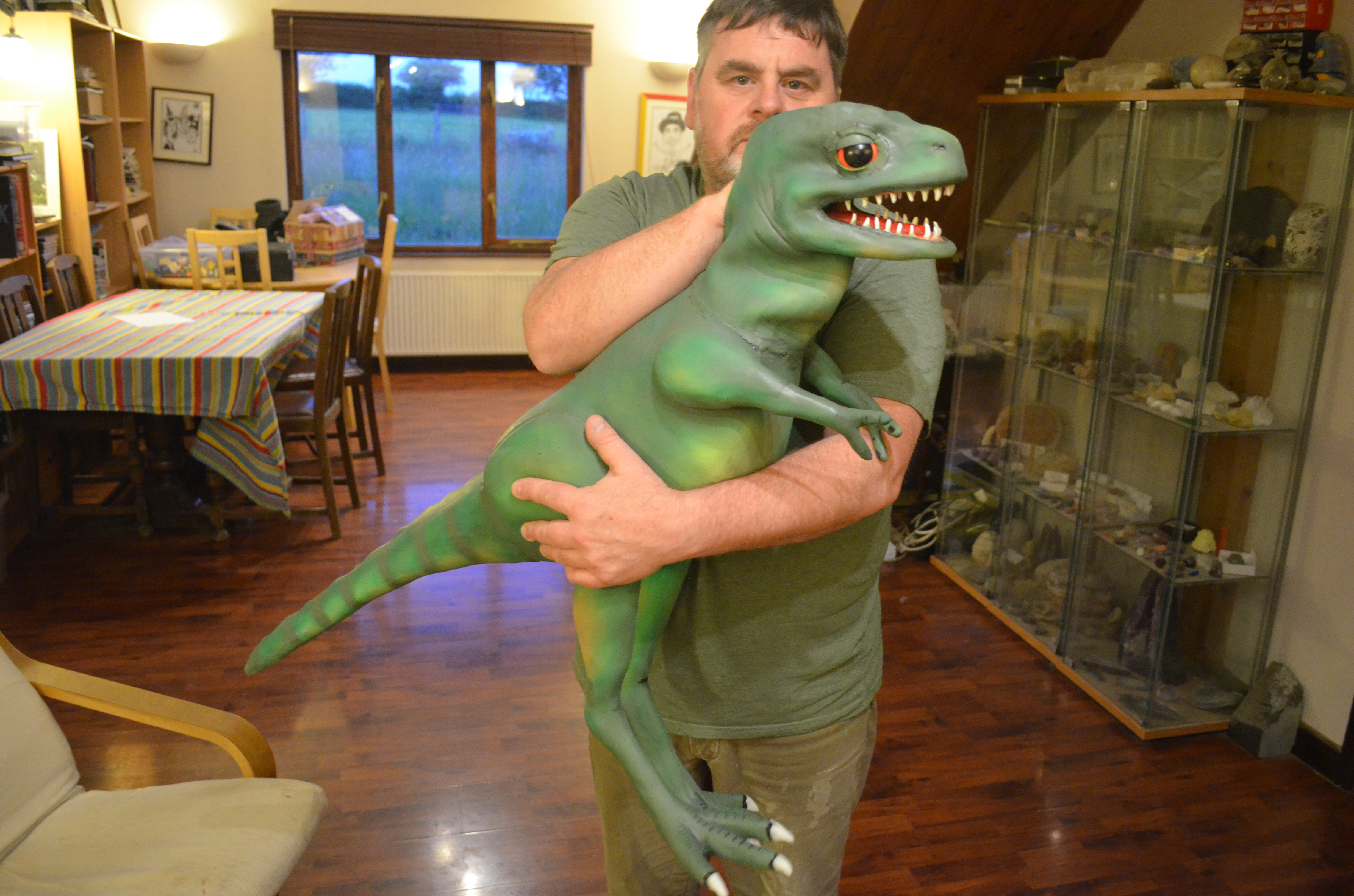 baby dino puppet