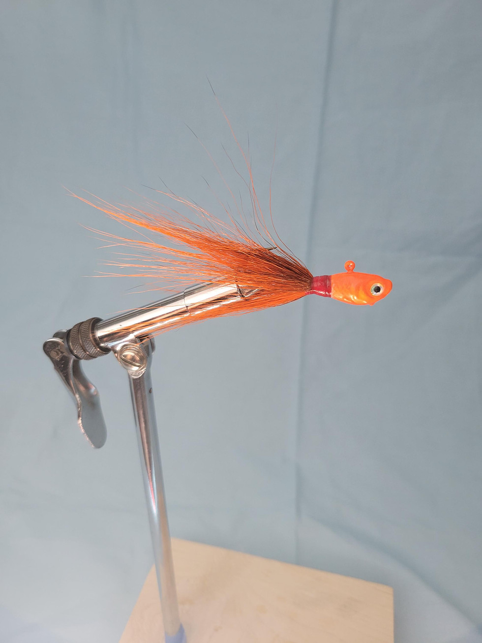 Thumbnail: Bucktail Jig - Hand Tied Natural Bucktail