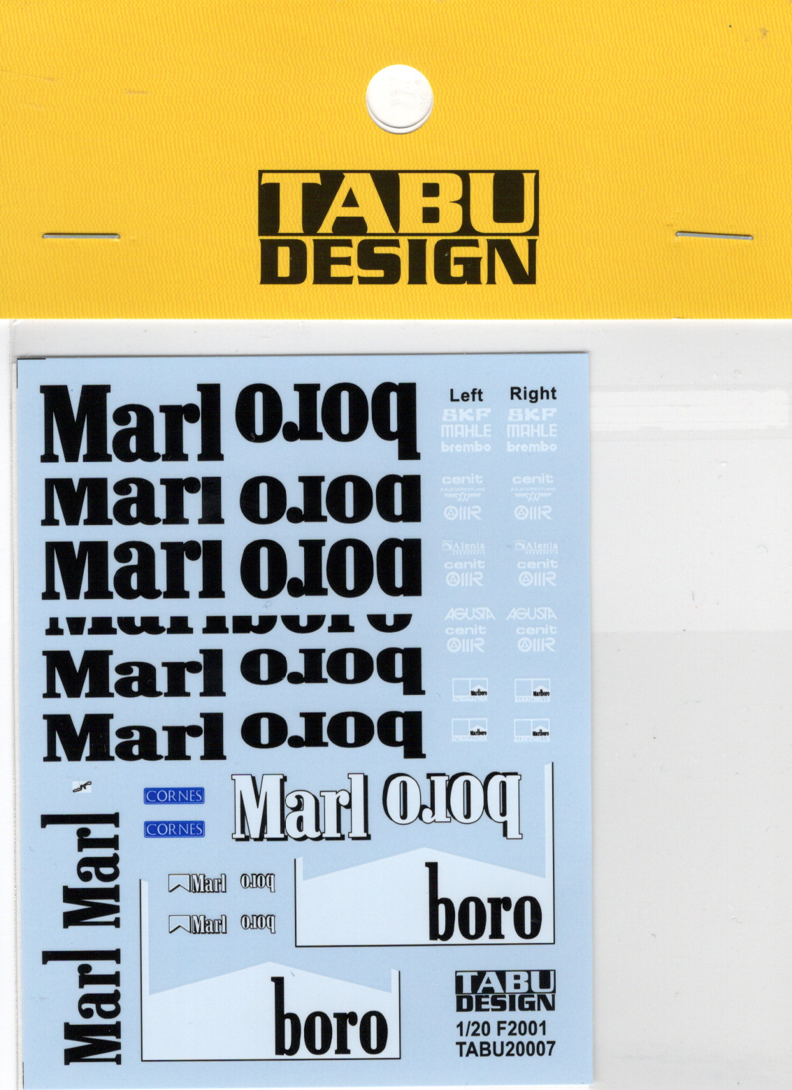 Ferrari F2001 Option Decal