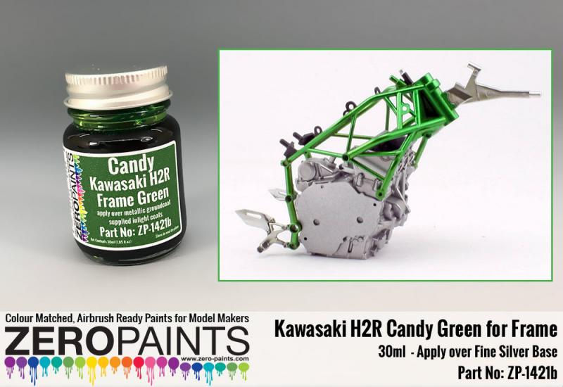 Kawasaki H2R Frame Candy Green