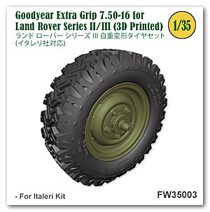 Extra Grip 7.50-16 for Land Rover Series II/III 109 | Paints Models & More