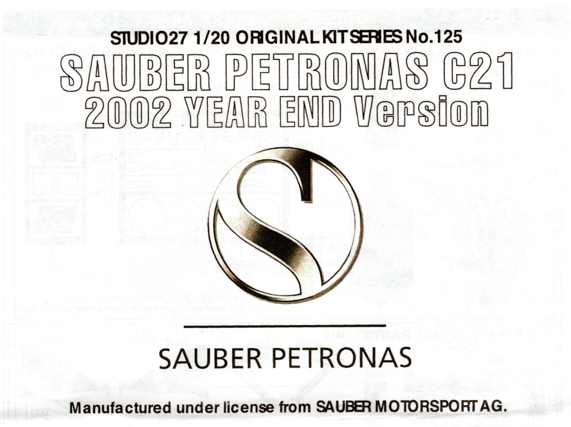 Sauber Petronas C21 2002 Year End Version