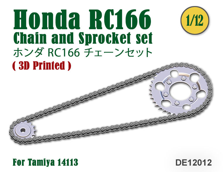Chain and Sprocket set for Honda RC166