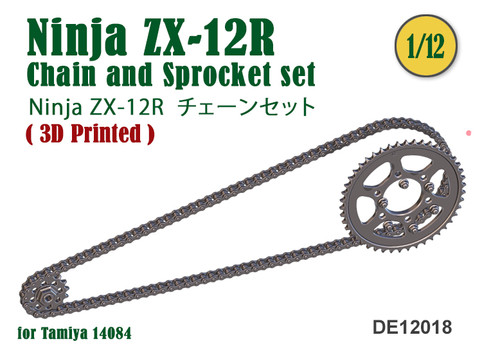 Chain & Sprocket set for Ninja ZX-12R | Paints Models & More