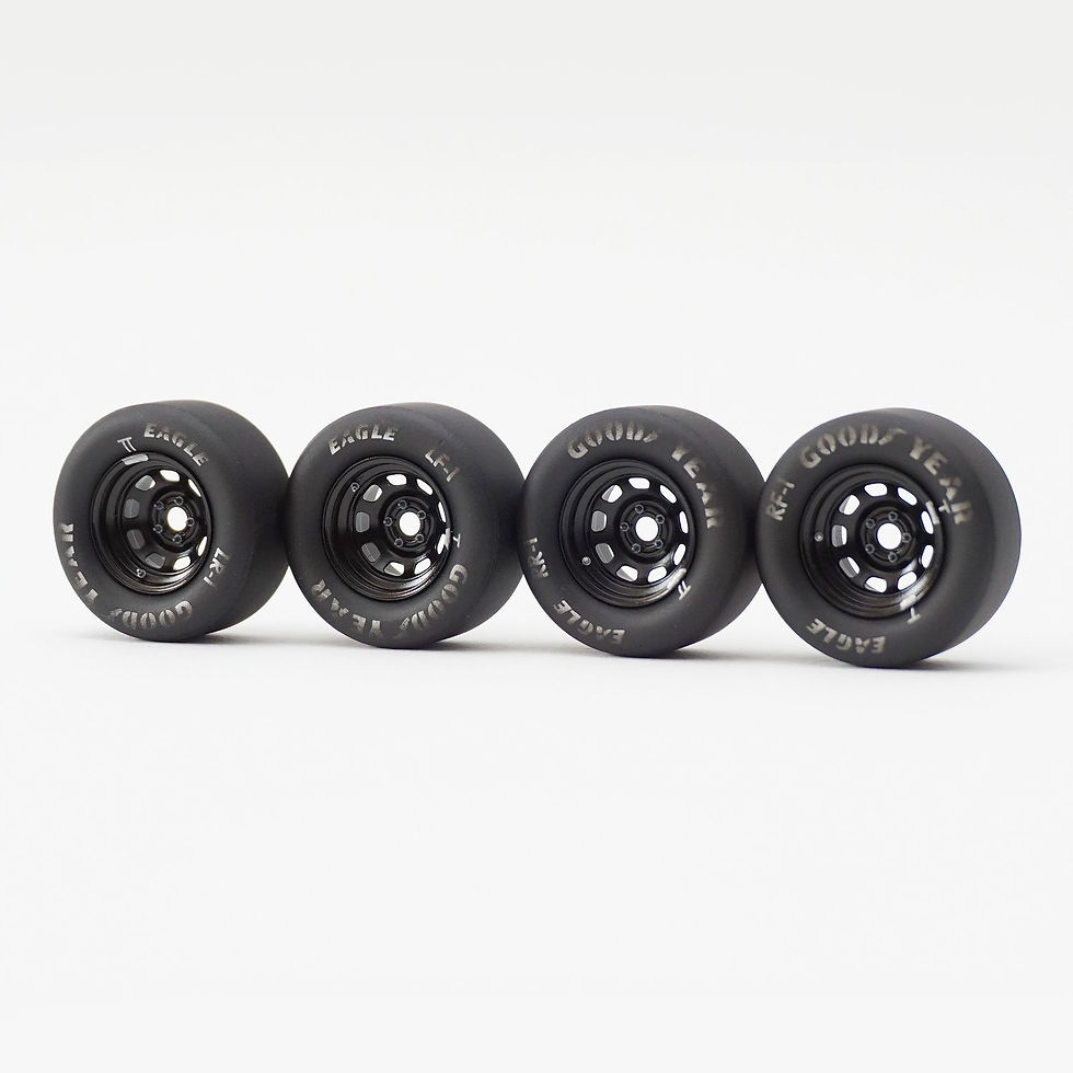 Thumbnail: NASCAR 9 Spoke Rims with Tires