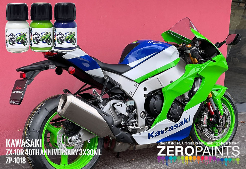 Kawasaki ZX-10R 40th Anniversary Paint Set