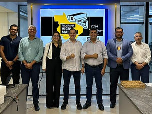 Comitiva de Primavera vai na SESP para ampliar videomonitoramento