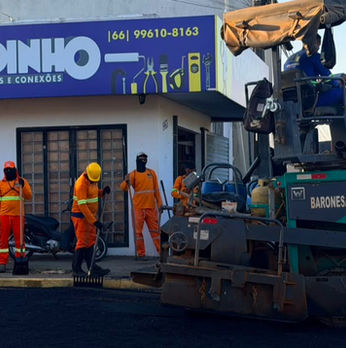Avenida Florianópolis começa a receber recapeamento