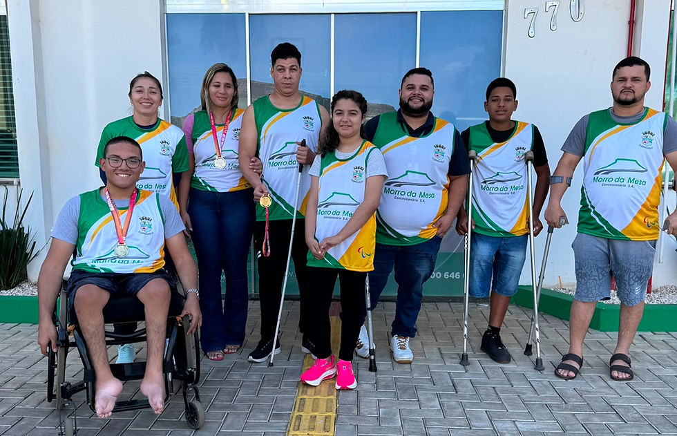 Morro da Mesa fortalece esporte paralímpico com apoio à equipe de Atletismo de Primavera do Leste