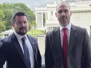 Eduardo Bolsonaro rebate mentiras de Haddad, sobre reunião cancelada com secretário de Trump