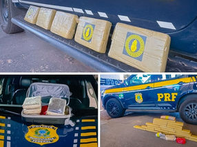 PRF em Primavera do Leste apreende 25 kg de maconha e crack