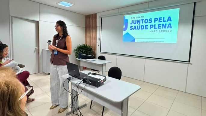 Atenção Básica de Primavera recebe apresentação do programa "Juntos pela Saúde Plena MT"