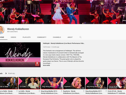 Very proud of my own YouTube music channel! 🥰 Did you subscribe already? (it is free of charge 😘) 