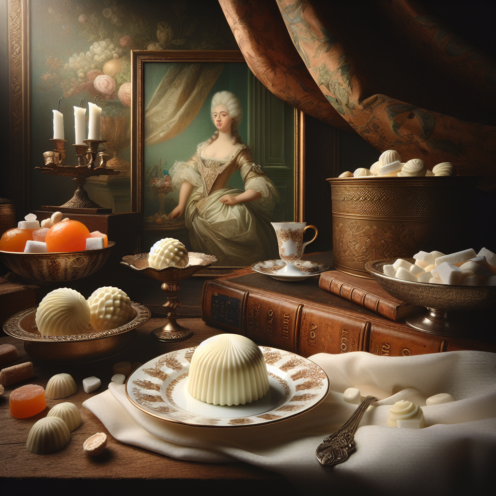 Assorted sugar confectionery candies and white chocolate on an export shipment, illustrating global trade for HTS 1704