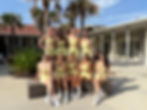 Women in yellow activewear at a dance fitness class in Bondi Beach.
