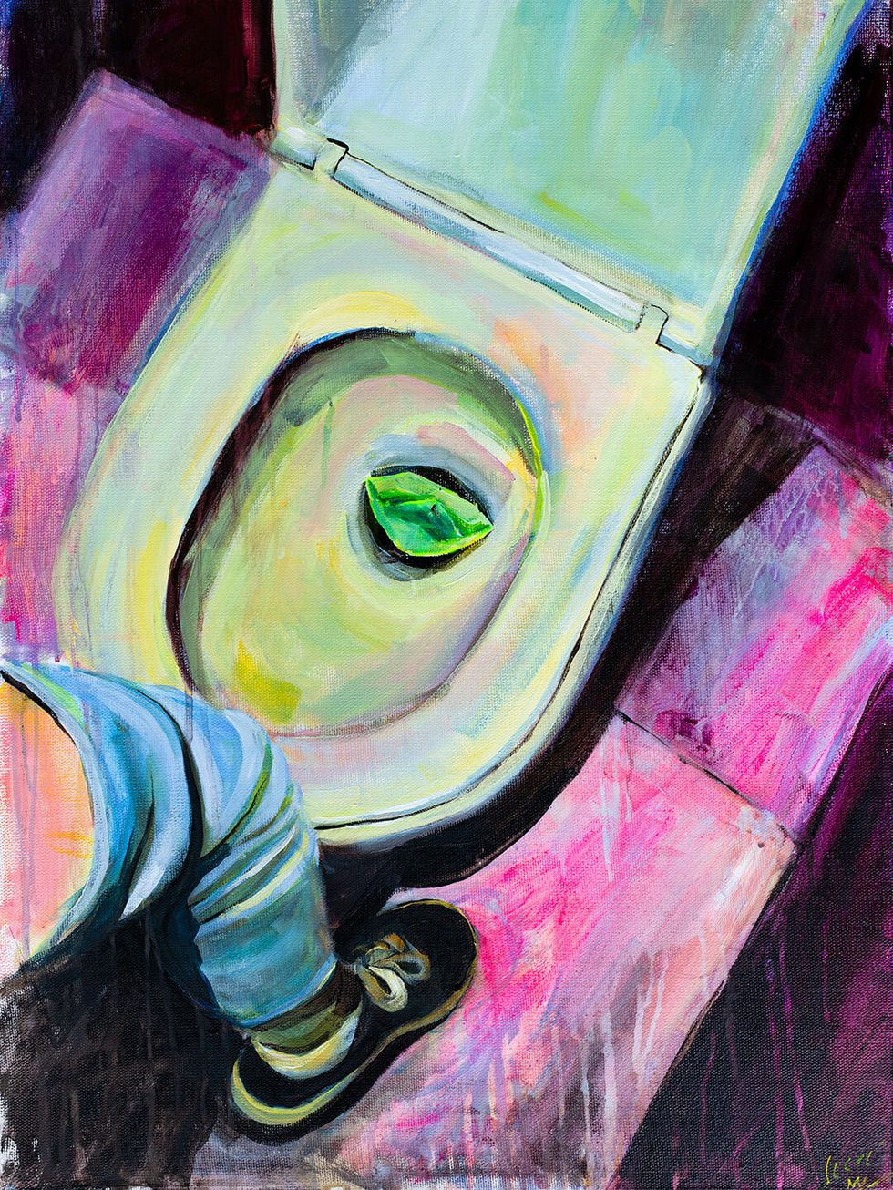 Туалет и кораблик