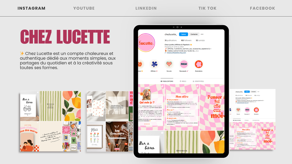 Chez Lucette - Community Management - Création d'entreprise