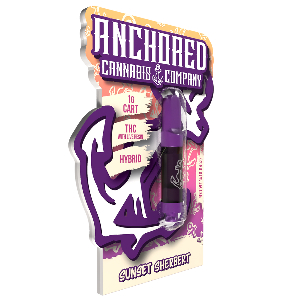 Thumbnail: 1G THC Cartridge - Hybrid - Anchored Cannabis Company
