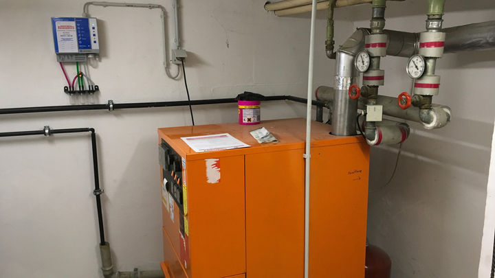 Voher: Alte Ölheizung