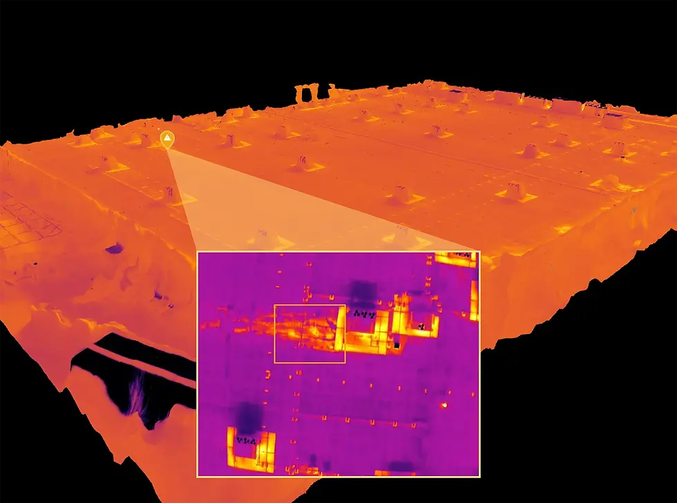 Thermal digital twin of a Walmart