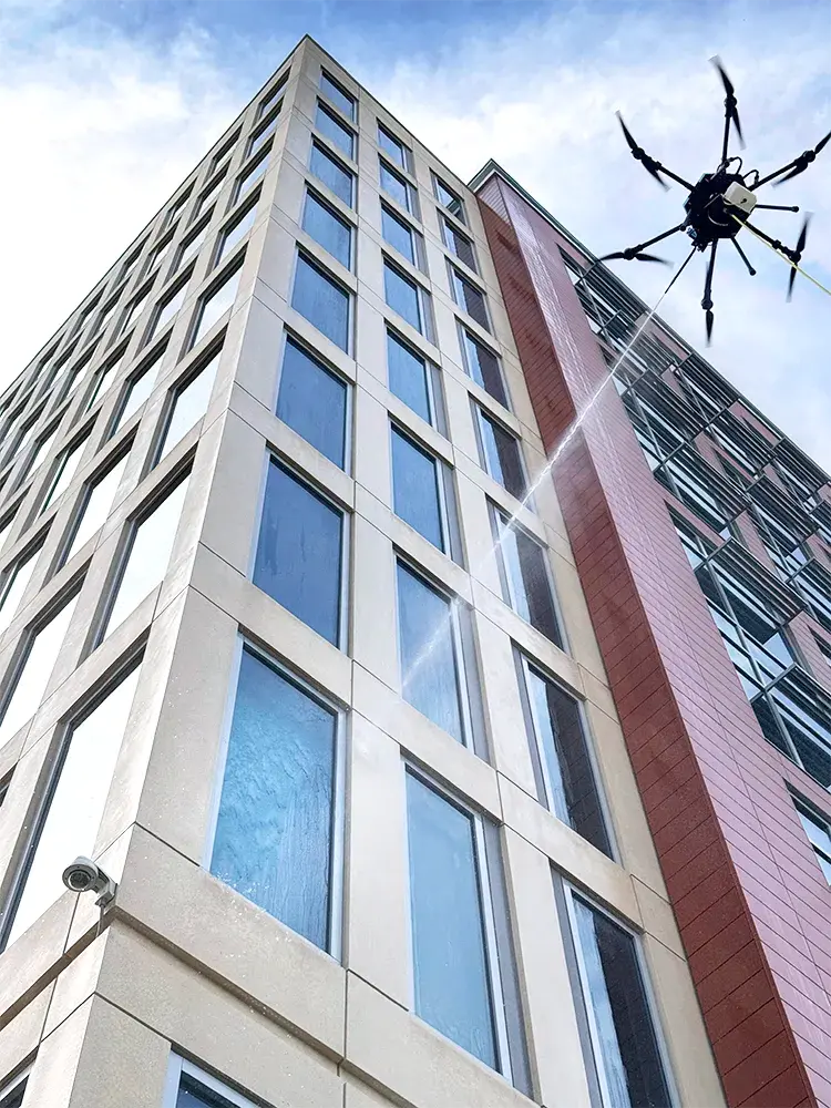 window cleaning drone