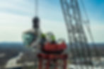 large crane on construction site