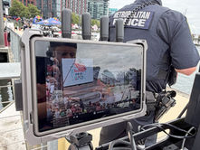 Ground station monitor for drone broadcast live streaming