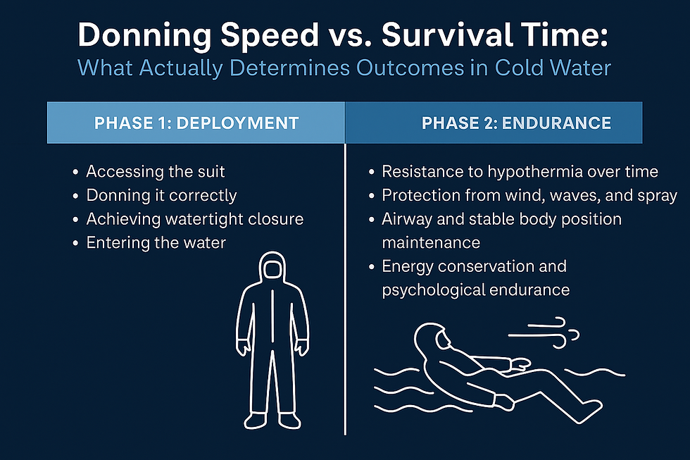 Donning Speed vs. Survival Time: What Actually Determines Outcomes in Cold Water