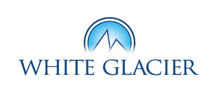 Logo white glacier